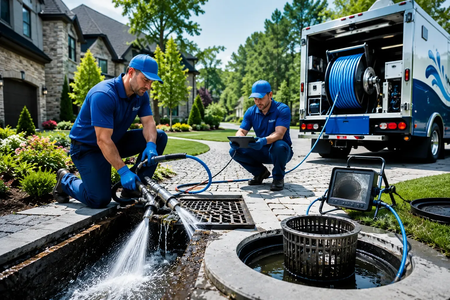Local outdoor drain cleaning professionals in Vinton, IA